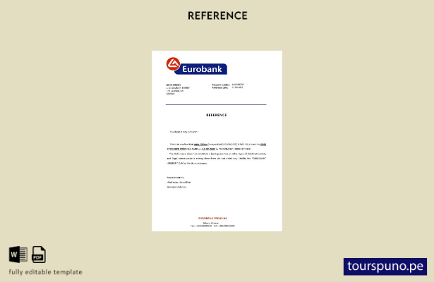 lista para imprimir plantilla de referencia de cierre del Eurobank de Grecia